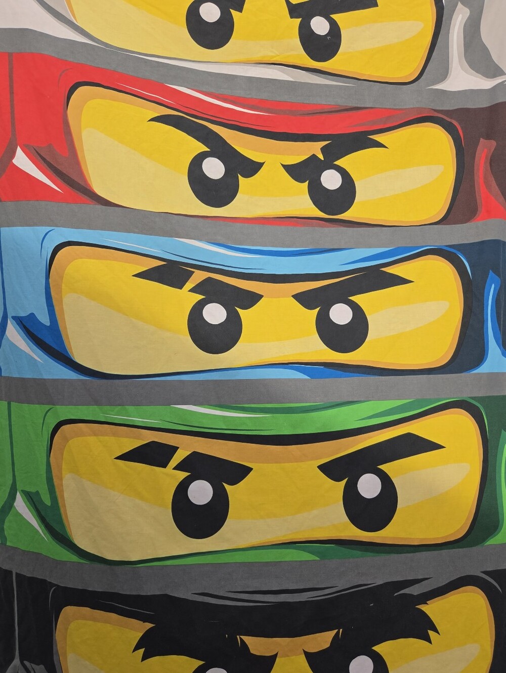 2015 Lego Ninjago Twin Duvet Blanket Cover